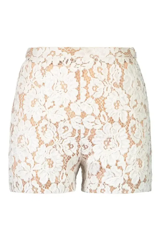 Embroidered Floral Shorts