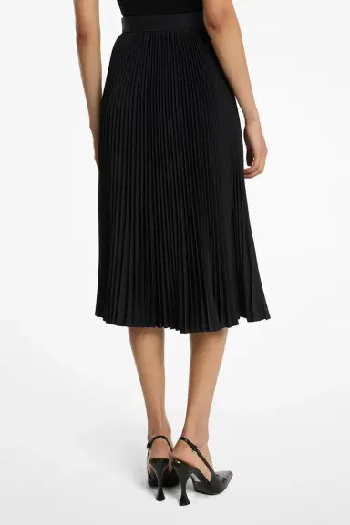 Michael Kors Collection Pleated Slit Skirt | Thumbnail 3