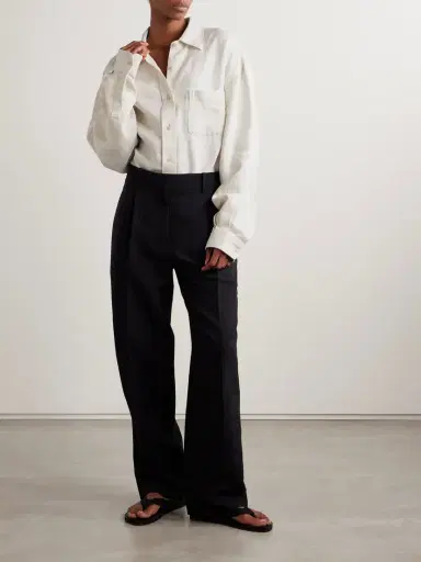 The Row Nesson Linen-twill Shirt | Thumbnail 2 The Row Nesson Linen-twill Shirt | Thumbnail 2