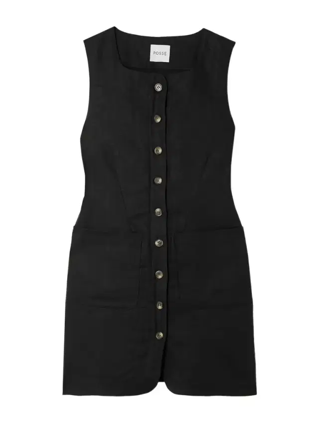Posse Emma Linen Mini Dress