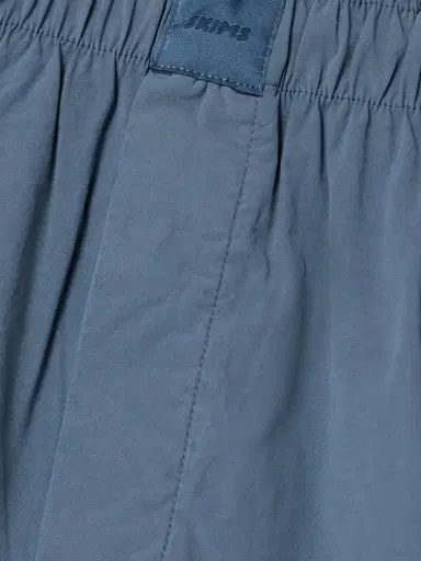 Skims Cotton-blend Poplin Boxers - Harbor | Thumbnail 5