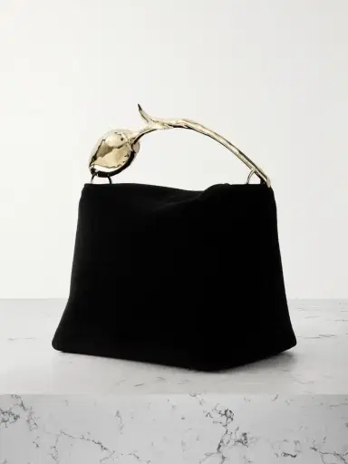 Erdem Bloom Mini Velvet Clutch Bag | Thumbnail 3