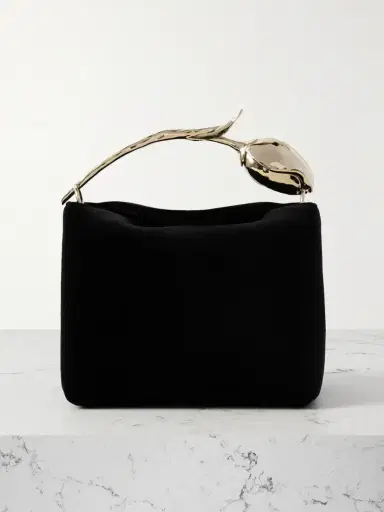 Erdem Bloom Mini Velvet Clutch Bag | Thumbnail 1