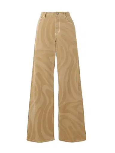 PUCCI Printed Cotton-canvas Wide-leg Pants | Thumbnail 1 PUCCI Printed Cotton-canvas Wide-leg Pants | Thumbnail 1