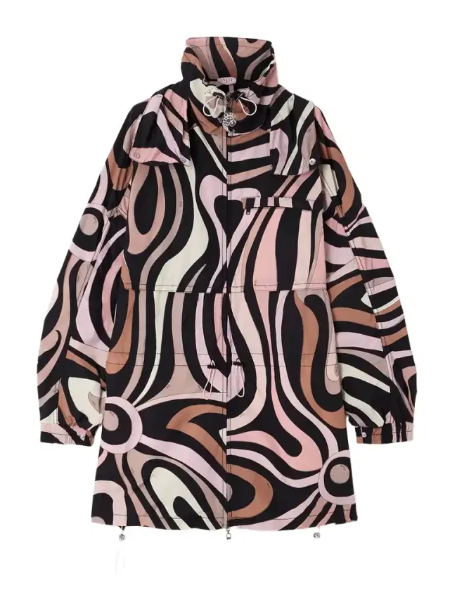 Printed Taffeta Jacket