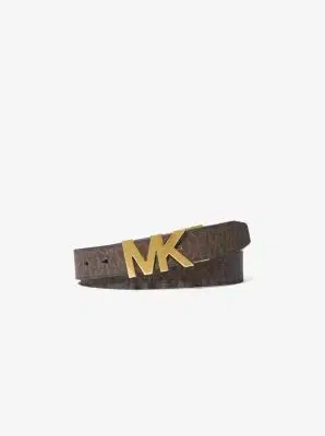 Michael Kors Collection Reversible Signature Logo Buckle Belt | Thumbnail 2