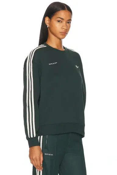 adidas Originals x Sporty & Rich Crewneck Sweatshirt | Thumbnail 2 adidas Originals x Sporty & Rich Crewneck Sweatshirt | Thumbnail 2