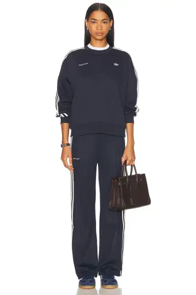 adidas Originals x Sporty & Rich Crewneck Sweatshirt | Thumbnail 5 adidas Originals x Sporty & Rich Crewneck Sweatshirt | Thumbnail 5