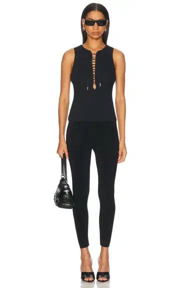 Norma Kamali Cropped Legging | Thumbnail 5