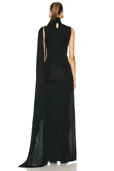 Saint Laurent Jersey Gown | Thumbnail 4