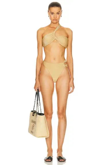 Cult Gaia Charmaine One Shoulder Bikini Top | Thumbnail 5