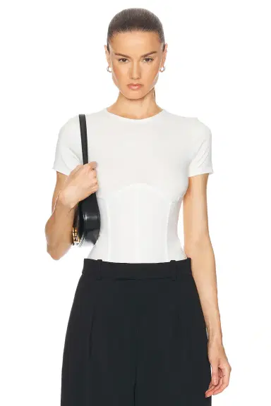 Fleur du Mal Organic Cotton T-Shirt Bodysuit | Thumbnail 1
