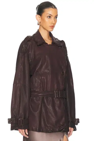 Acne Studios Lolu Leather Jacket | Thumbnail 2 Acne Studios Lolu Leather Jacket | Thumbnail 2