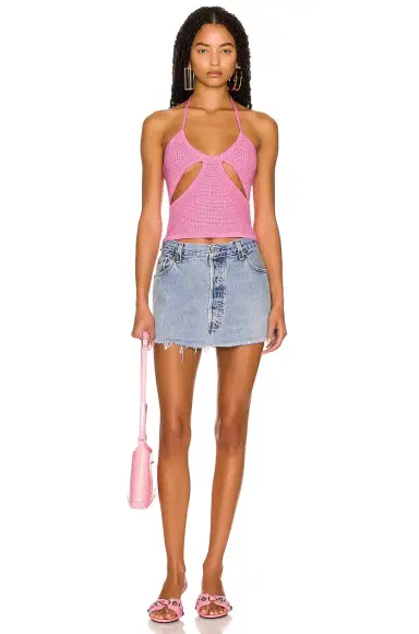 EB Denim Vintage Mini Skirt | Thumbnail 6