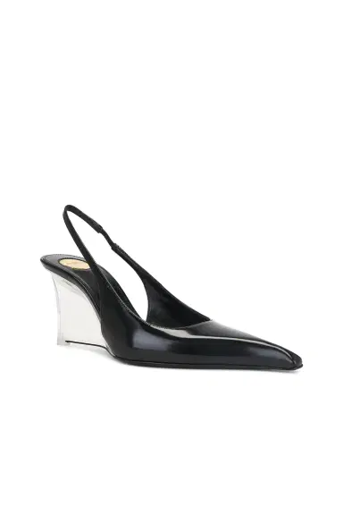 Saint Laurent Miller Wedge Pump | Thumbnail 2 Saint Laurent Miller Wedge Pump | Thumbnail 2