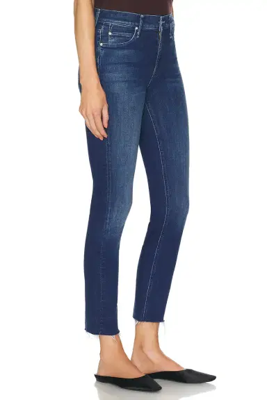 Mother The Mid Rise Dazzler Ankle Fray Jeans | Thumbnail 4 Mother The Mid Rise Dazzler Ankle Fray Jeans | Thumbnail 4