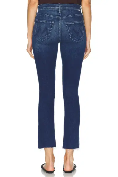 Mother The Mid Rise Dazzler Ankle Fray Jeans | Thumbnail 6 Mother The Mid Rise Dazzler Ankle Fray Jeans | Thumbnail 6