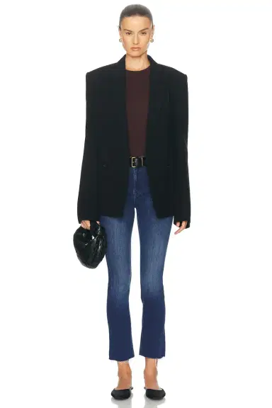 Mother The Mid Rise Dazzler Ankle Fray Jeans | Thumbnail 7 Mother The Mid Rise Dazzler Ankle Fray Jeans | Thumbnail 7