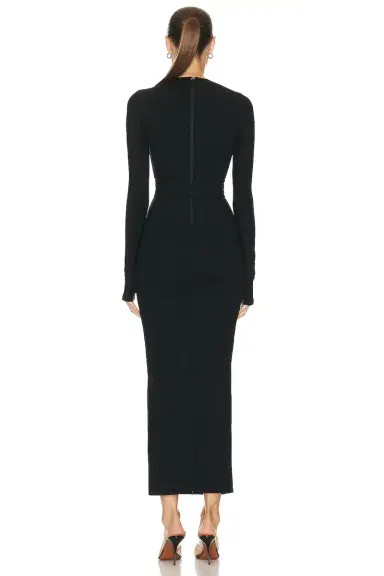 ALAÏA Long Sleeve Dress | Thumbnail 4