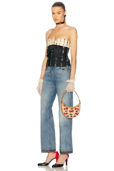 Valentino Garavani V Logo Signature Mini Hobo Bag | Thumbnail 2 Valentino Garavani V Logo Signature Mini Hobo Bag | Thumbnail 2