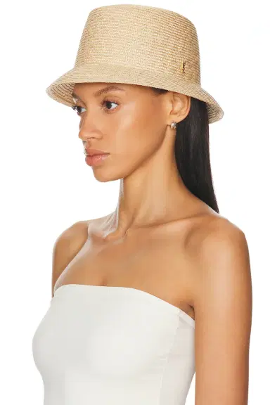 Saint Laurent Straw Hat | Thumbnail 2 Saint Laurent Straw Hat | Thumbnail 2