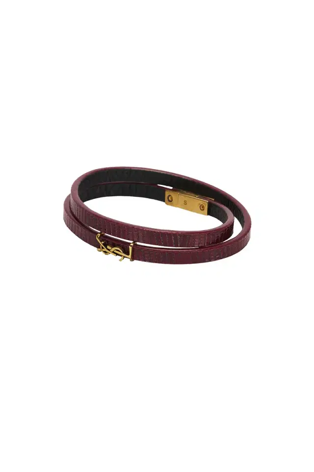 Saint Laurent Double Wrap Bracelet