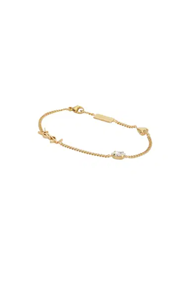 Saint Laurent YSL Heart & Rhinestone Bracelet | Thumbnail 1 Saint Laurent YSL Heart & Rhinestone Bracelet | Thumbnail 1