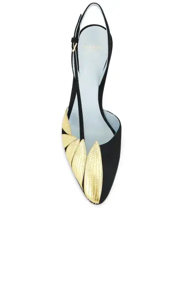 Valentino Garavani Foliefoliage Sling Back Pump | Thumbnail 4 Valentino Garavani Foliefoliage Sling Back Pump | Thumbnail 4