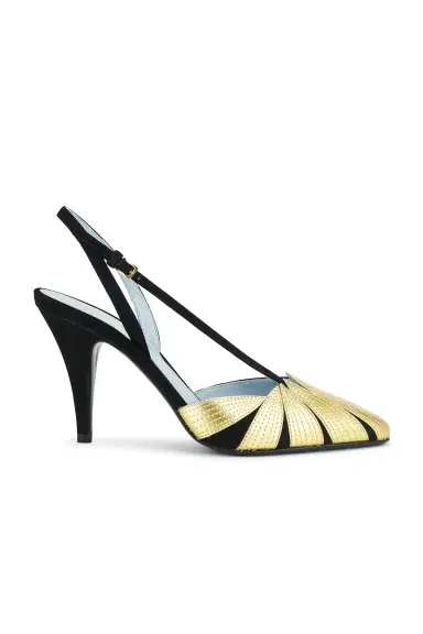 Valentino Garavani Foliefoliage Sling Back Pump | Thumbnail 1 Valentino Garavani Foliefoliage Sling Back Pump | Thumbnail 1