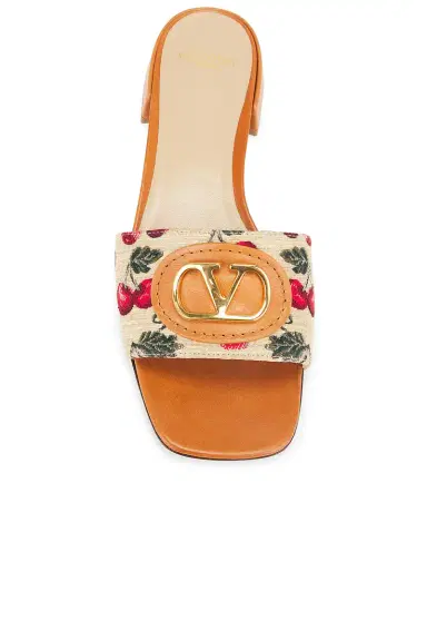 Valentino Garavani V Logo Signature Slide | Thumbnail 4