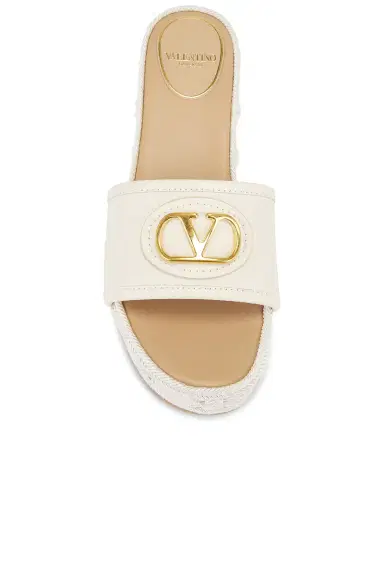 Valentino Garavani V Logo Signature Espadrilla Slide | Thumbnail 4