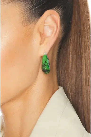 Bottega Veneta Ceramic Drop Earrings | Thumbnail 2 Bottega Veneta Ceramic Drop Earrings | Thumbnail 2