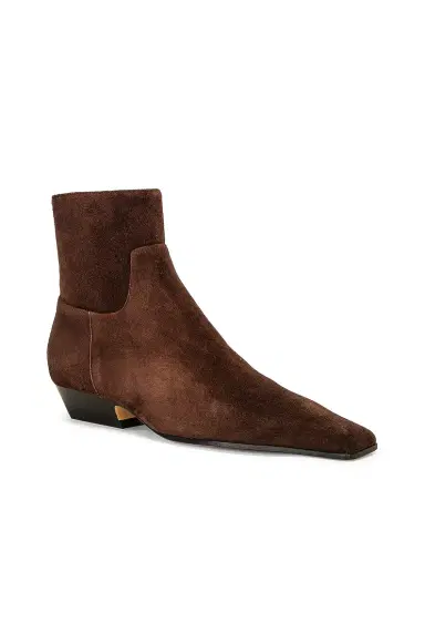 KHAITE Marfa Classic Flat Ankle Boot | Thumbnail 2