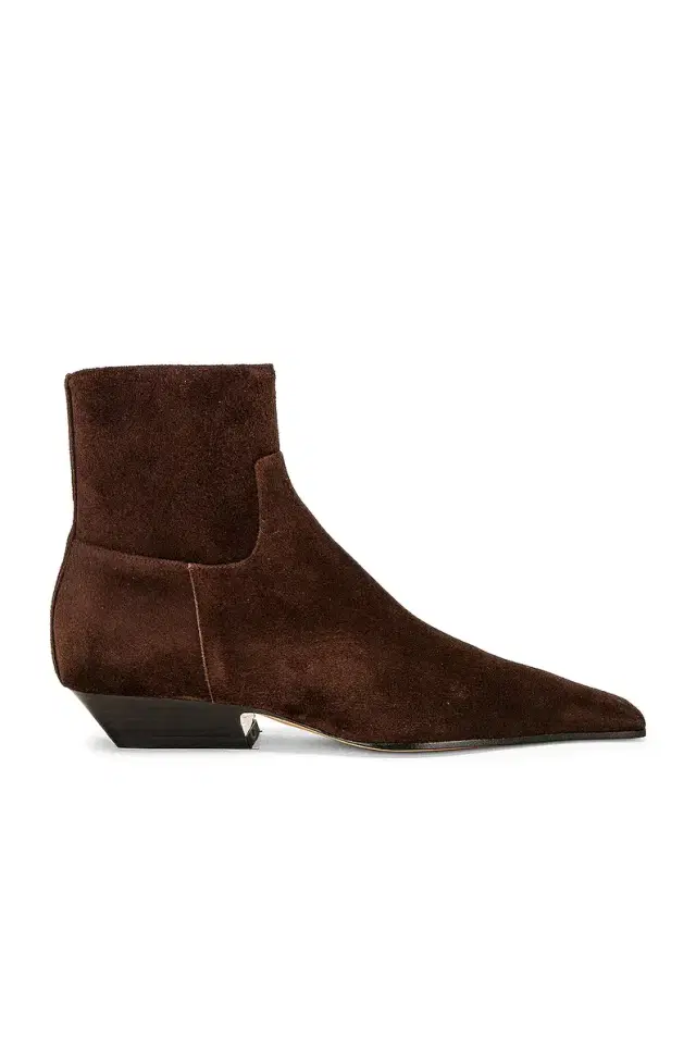 KHAITE Marfa Classic Flat Ankle Boot