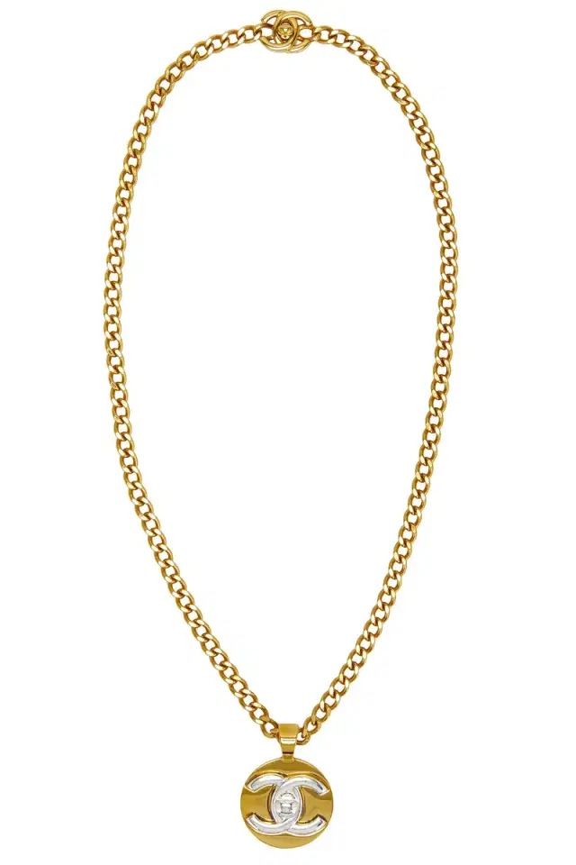 chanel Chanel 1997 CC Turnlock Necklace