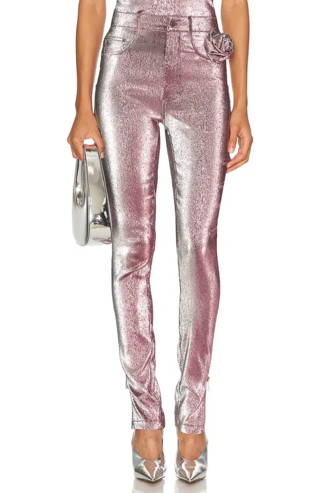 AREA Stretch Lame Rosette Legging