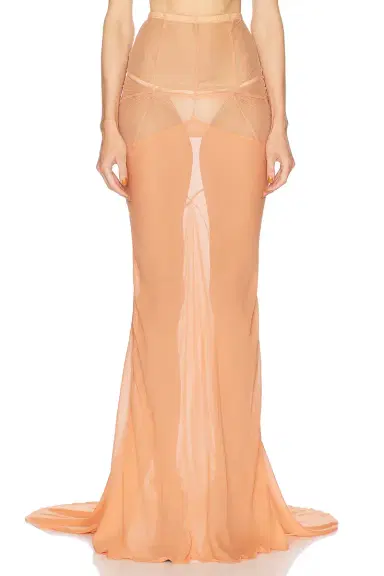 THE ATTICO Long Skirt | Thumbnail 1