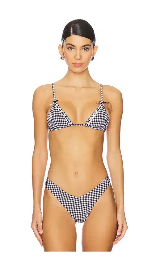 Lumia Seersucker Gingham Top