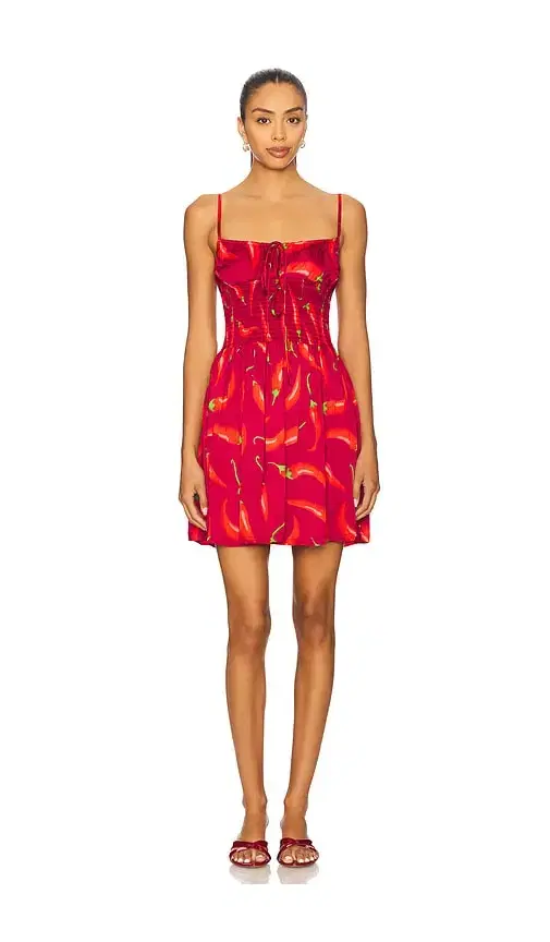 Leslie Amon Slip Corset Mini Dress