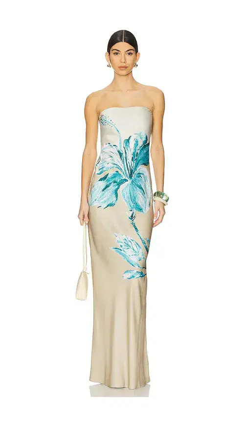 ROCOCO SAND Strapless Maxi Dress