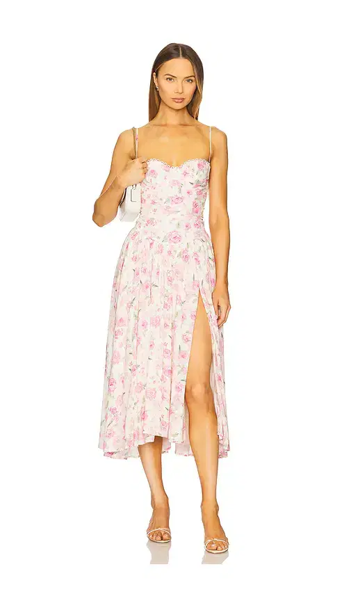 MAJORELLE Priscilla Midi Dress