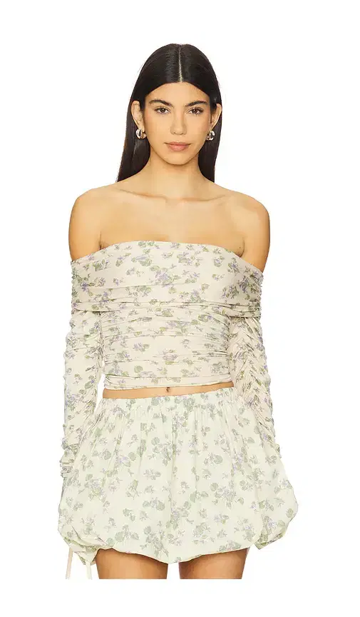 SWF Off Shoulder Wrap Top