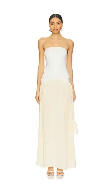 WeWoreWhat Corset Sheer Midi Dress | Thumbnail 1