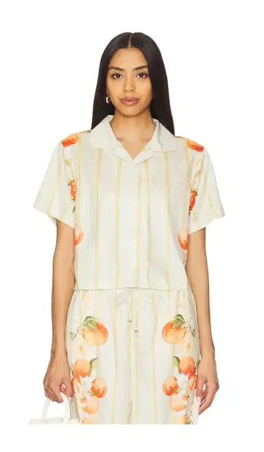 La Porte Ruby Short Sleeve Boxy Shirt | Thumbnail 2