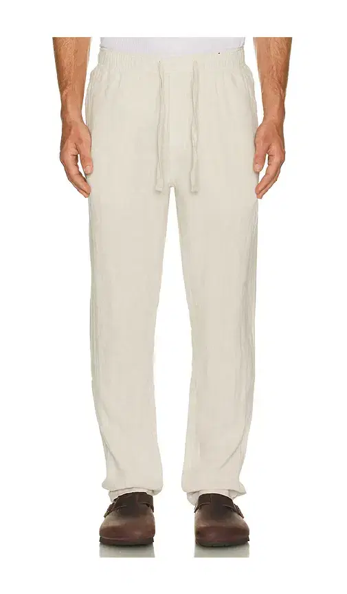 Linen Drawstring Pant