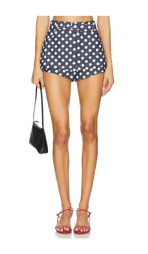 Dolly Denim Dot Skort