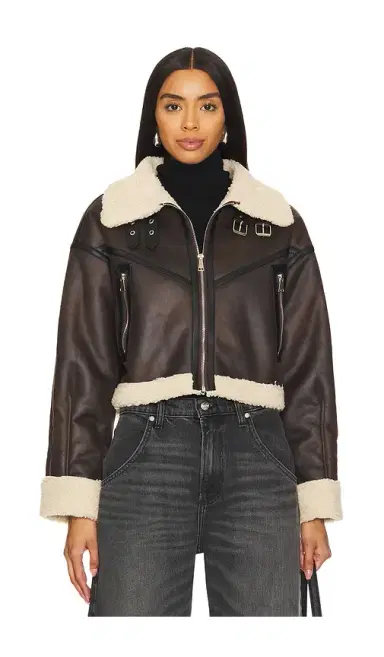 superdown Amelia Faux Leather Jacket | Thumbnail 2