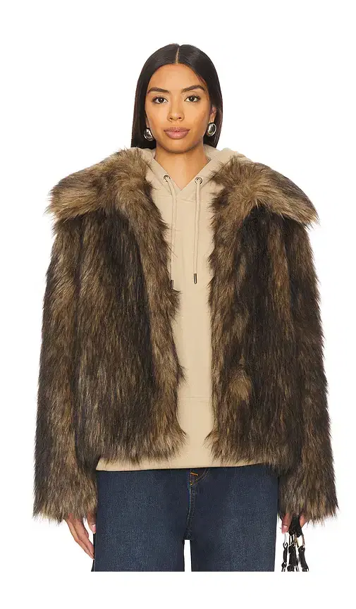 superdown Kennedy Faux Fur Coat