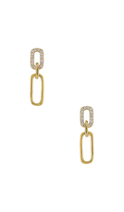 SHASHI Justice Pave Earrings