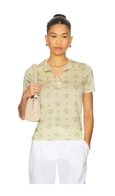 Vivetta Floral Print Polo | Thumbnail 1